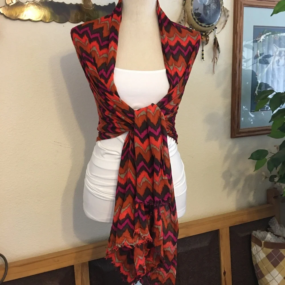 Curations by Stefanie Greenfield colorful scarf